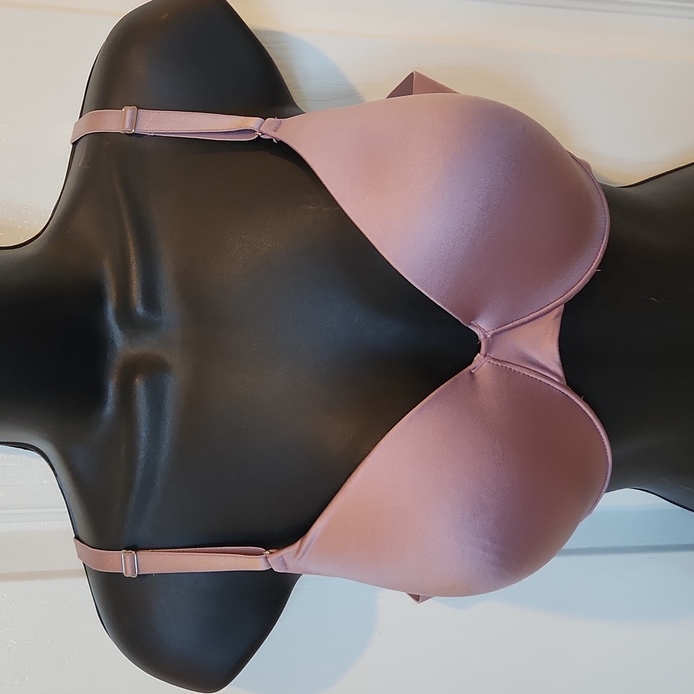Soma Vanishing Back Full Coverage Lilac Blush Bra Size 34D